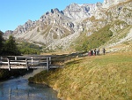Il pontino che porta al Lago Nero
